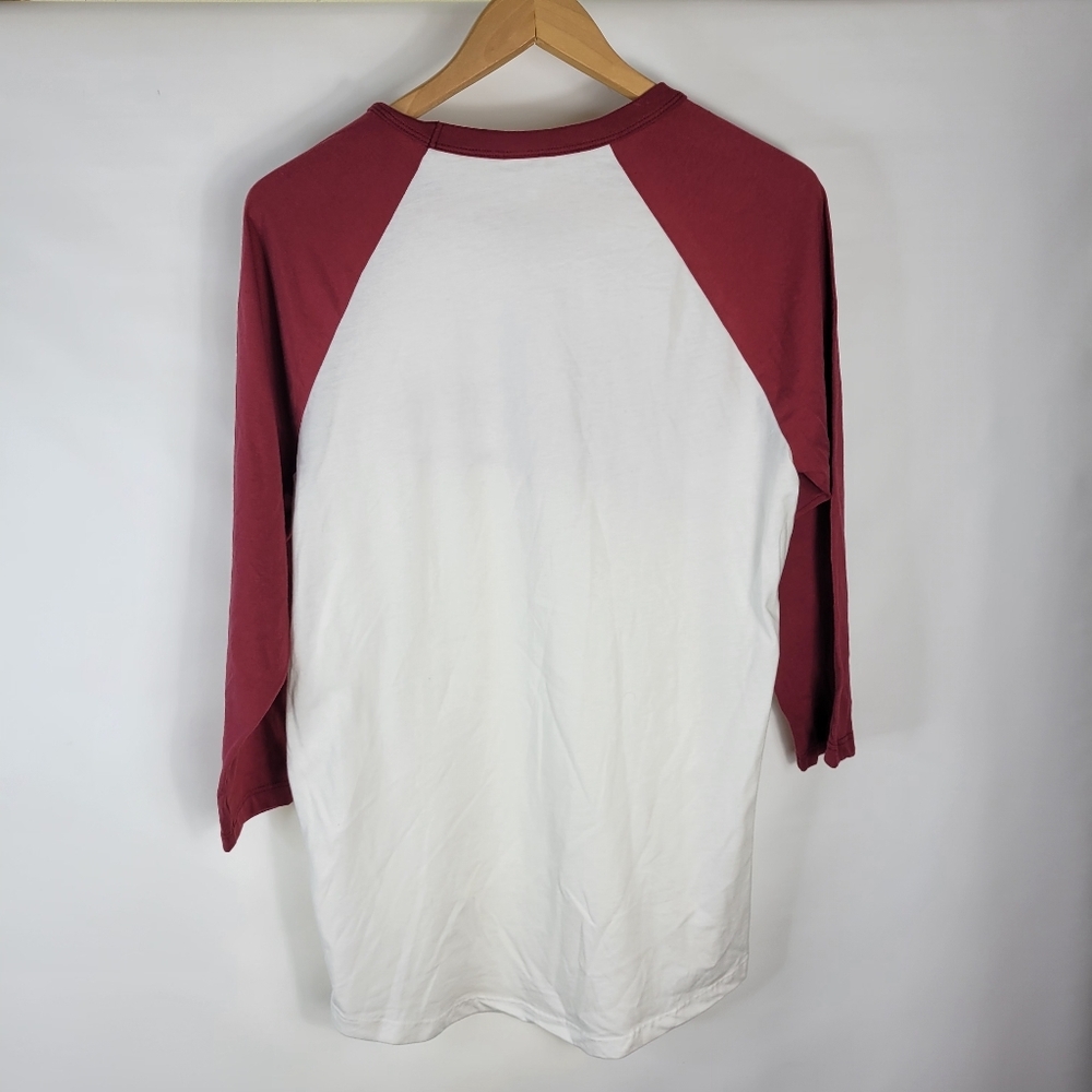 NWT Charlie Hustle Oklahoma Baseball Tee Size Medium Needs Restitched see Pics - Picture 6 of 8